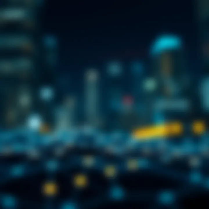 Illustration of blockchain network types