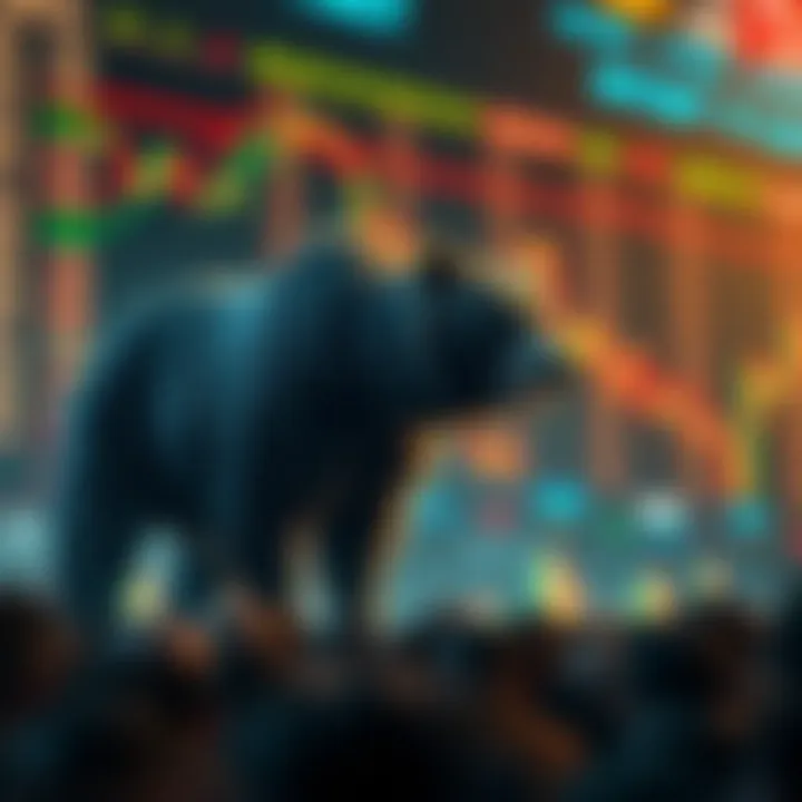 Characteristics of a Bearish Market Illustration depicting a bearish market highlighting declining trends