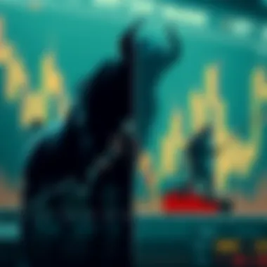 Bullish vs Bearish Market Sentiments Comparative chart of bullish and bearish market sentiments