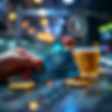 Overview of crypto transaction process with debit cards