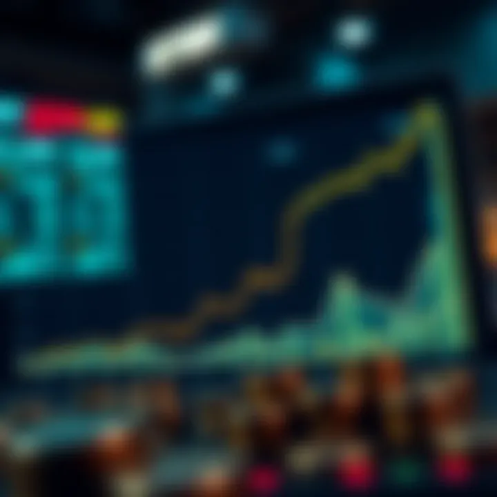 Graph showing the rise and fall of fraudulent cryptocurrency investments