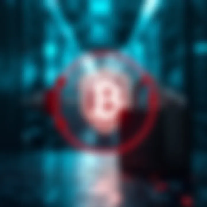 Symbolic image of security measures against financial fraud