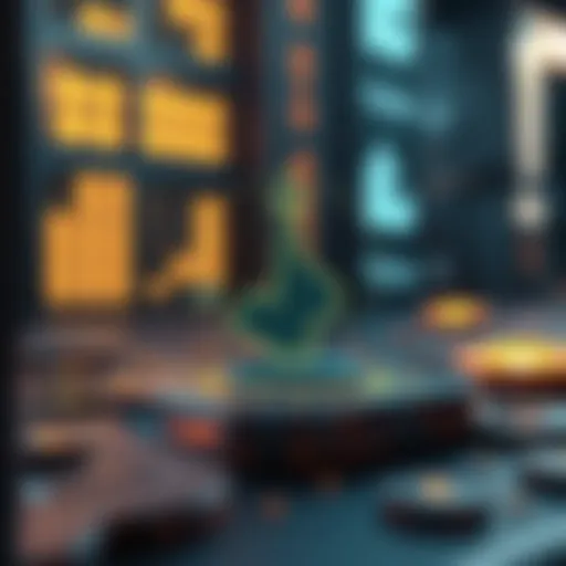 Decentralized Finance Concepts Visual representation of decentralized finance concepts.