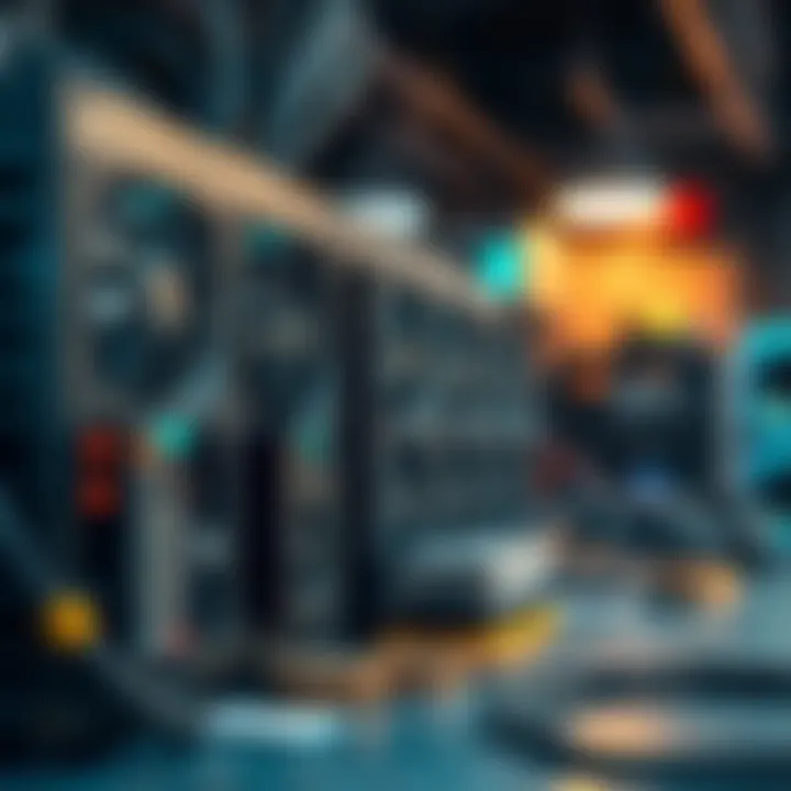 Digital currency mining hardware setup