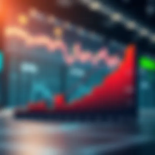 Graph depicting the growth of ETF stocks over the years