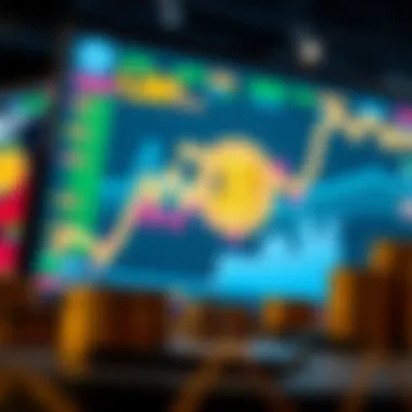 Market dynamics illustration with different exchanges