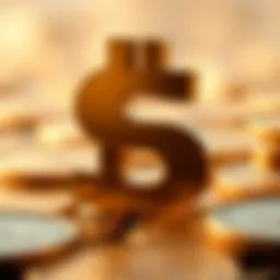 Illustration of fiat currency symbols