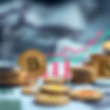 Graph comparing fiat currencies and cryptocurrencies