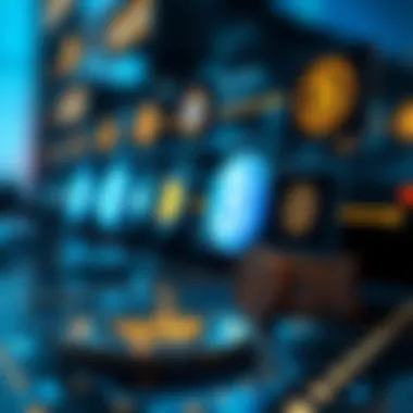 Illustration of cryptocurrency transaction flow