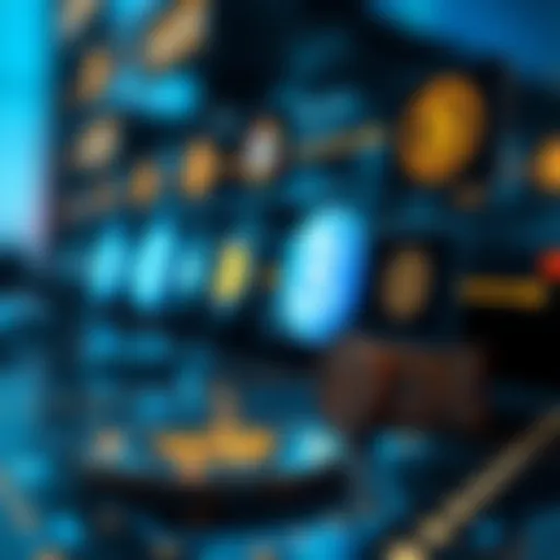 Illustration of cryptocurrency transaction flow