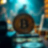 Visual representation of low market cap cryptocurrency assets