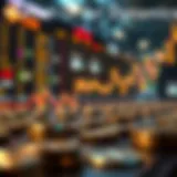 Visual representation of market order execution in cryptocurrency