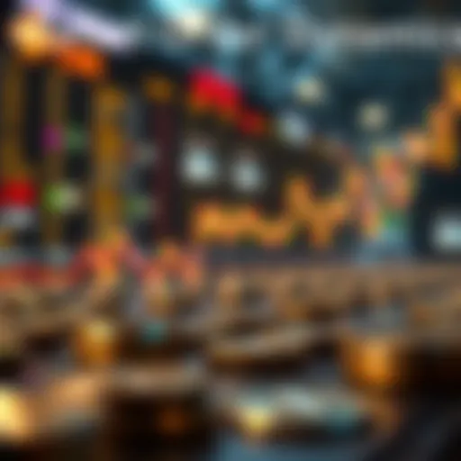 Visual representation of market order execution in cryptocurrency