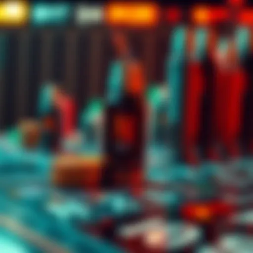 Conceptual representation of market orders in cryptocurrency