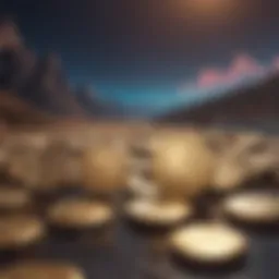 Conceptual representation of share tokens in the digital landscape