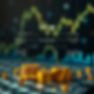 Diagram showing leverage effects in cryptocurrency trading