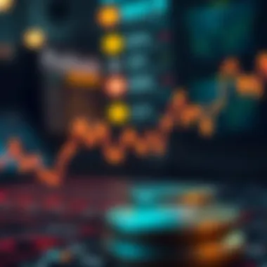 Graph depicting market trends during short selling