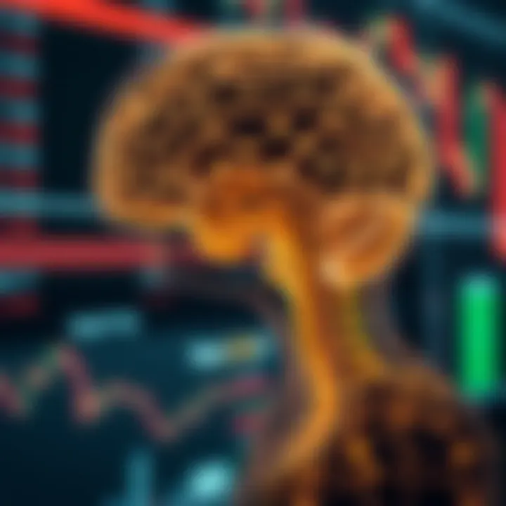 The Psychology Behind Successful Trading An abstract representation of trading psychology and emotions in trading.
