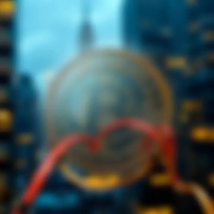 Blockchain Technology Behind New York City Coin Visual representation of blockchain technology powering New York City Coin