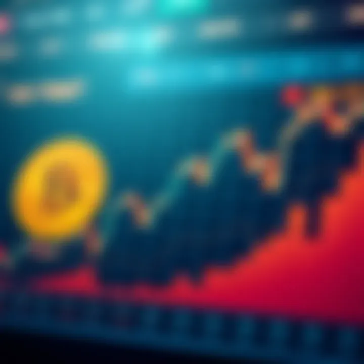 Chart depicting the correlation between Bitcoin price and market trends