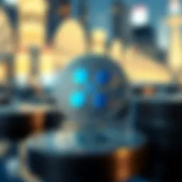 Illustration of Ripple Dollar concept