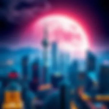 A futuristic city skyline symbolizing the potential growth of the STO market