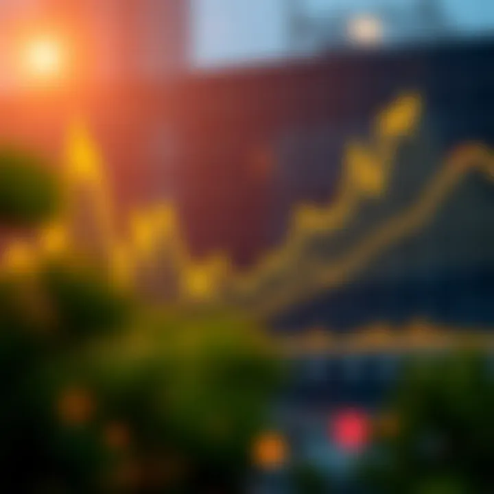 A chart illustrating the dynamics of the STO market with fluctuating trends