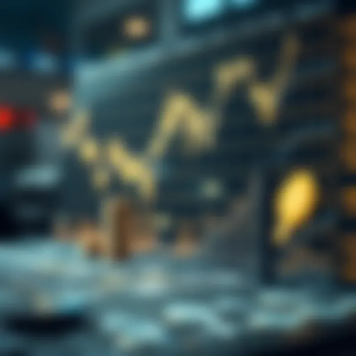 Graph illustrating the economic dynamics of cryptocurrency markets